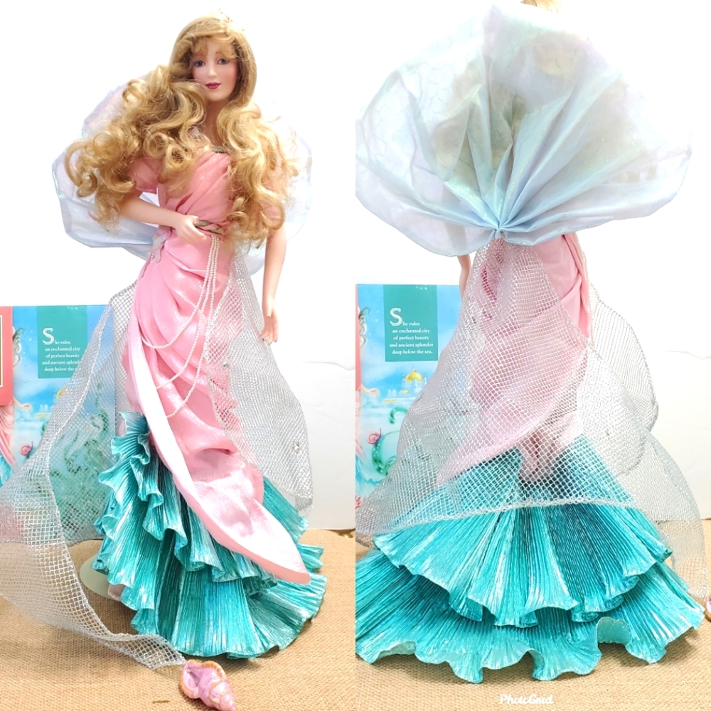 Franklin Mint Heirloom Doll CYRENA PRINCESS OF ATLANTIS 20" Lynn Lupetti